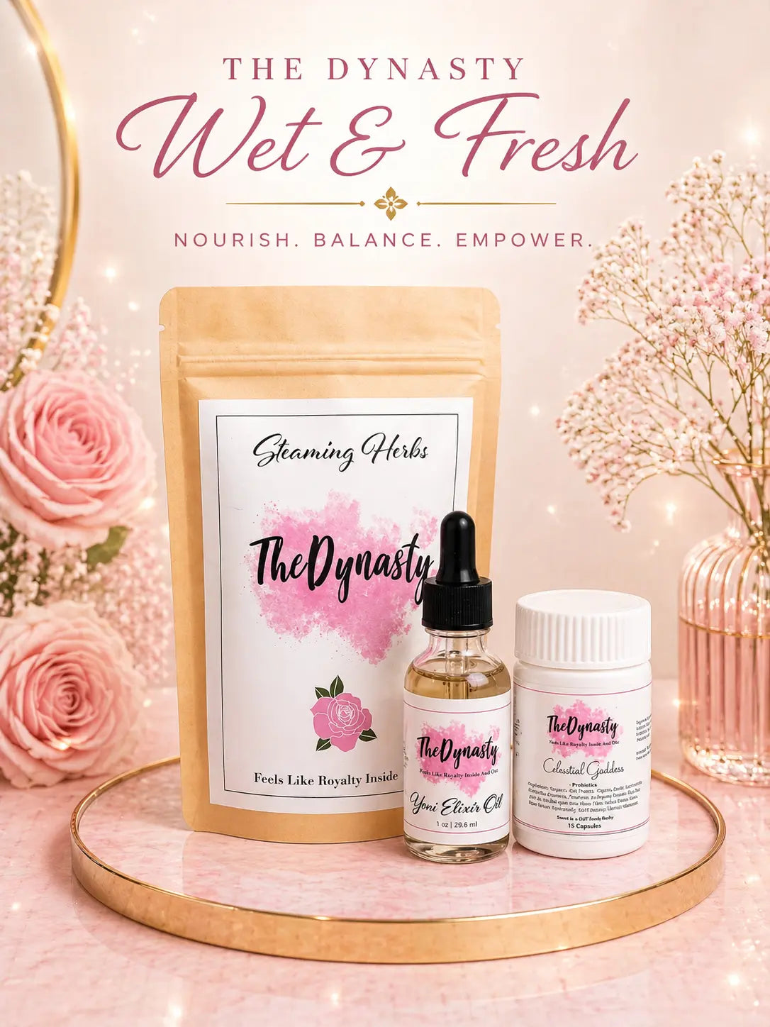 Wet & Fresh Yoni Care Bundle Canada | Natural Intimate Wellness | TheDynasty